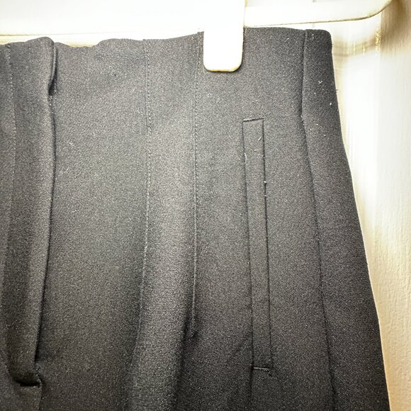 corset effect high waist slacks - ZARA US Small, black. - Picture 5 of 11